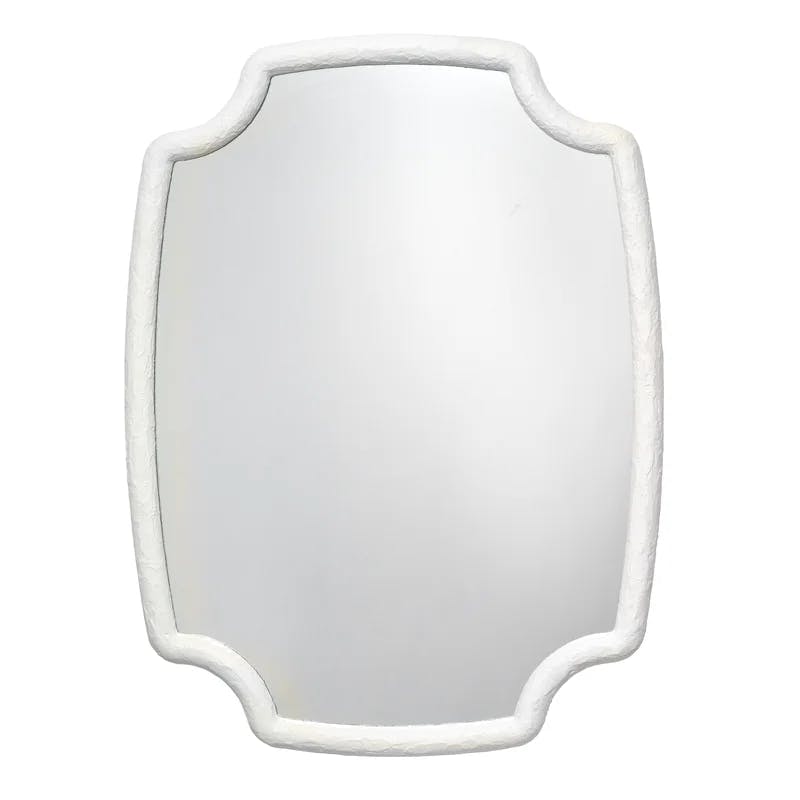 Selene Rustic White Rectangular Bathroom Wall Mirror