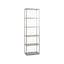 Argento Transitional Hand-Forged Iron and Tempered Glass Etagere
