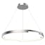 Anello Minor Contemporary 32" LED Pendant in Brushed Nickel