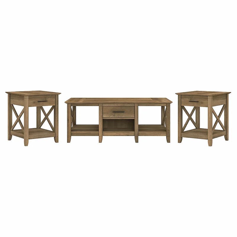 Key West Modern Farmhouse Coffee and End Tables in Reclaimed Pine