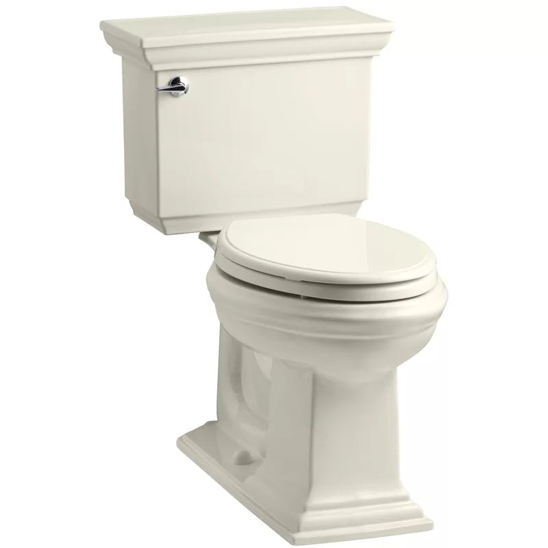 Memoirs Stately Comfort Height Elongated High-Efficiency Toilet in Biscuit