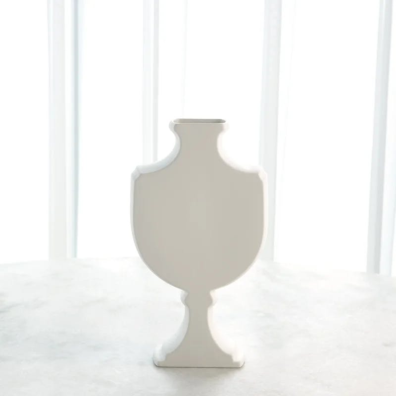 Elysian Matte Black Ceramic Novelty Vase