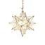 Ethereal Star 15'' Gold and Glass LED Pendant Light