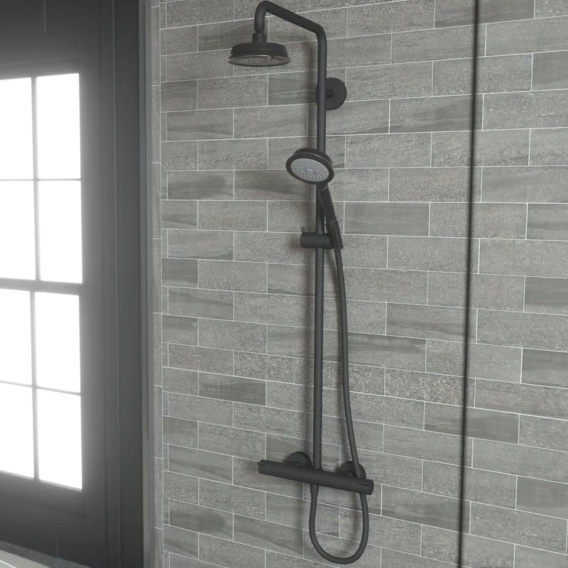 Croma Classic 5'' Rubbed Bronze 3-Spray Wall Mounted Shower Head