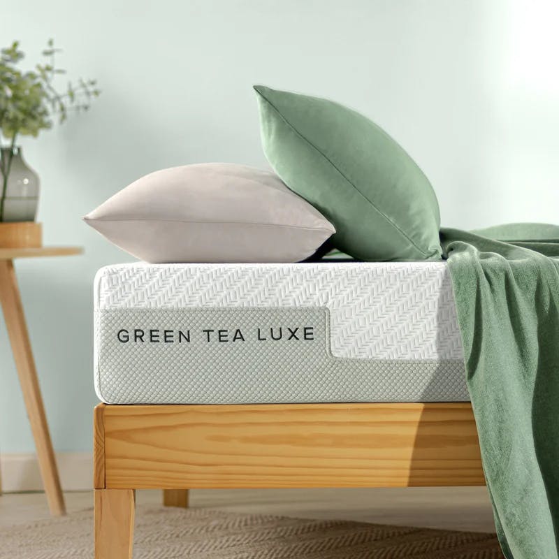 Green Tea Luxe 8" Twin Memory Foam Mattress with Ventilated Design