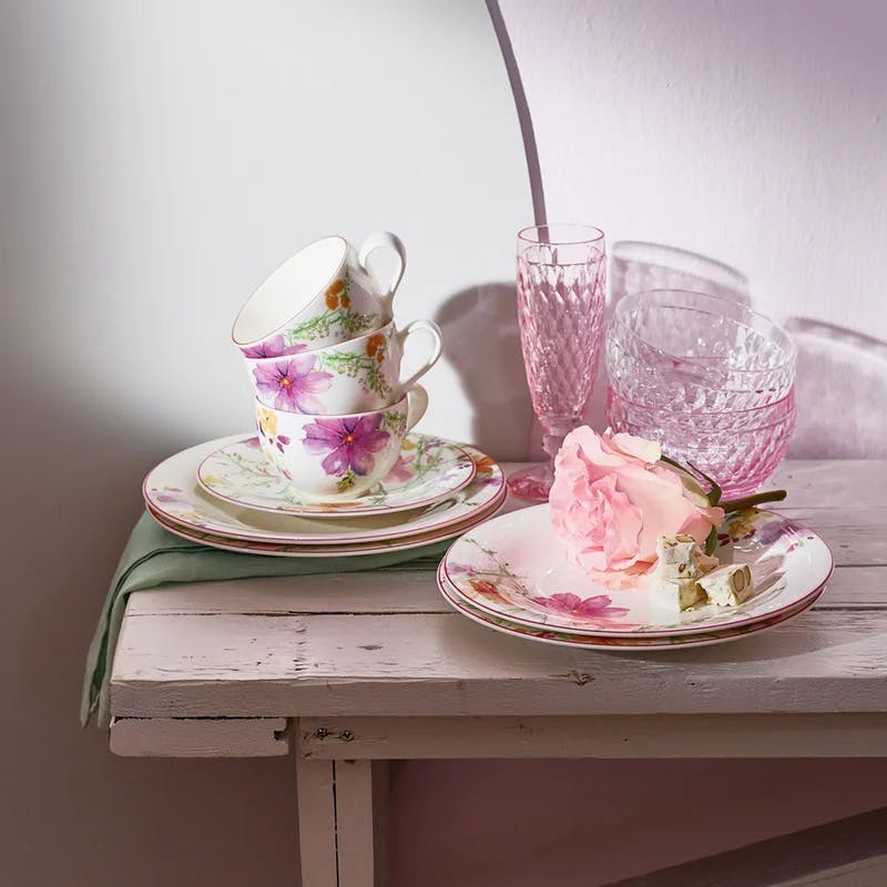 Mariefleur Premium Porcelain Floral Breakfast Cup Saucer