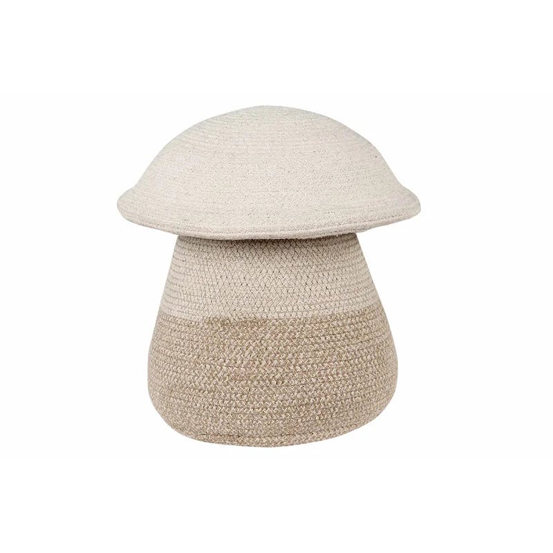Mediterranean Forest Inspired Mushroom-Shaped Cotton Basket
