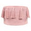 Lorena Canals Chic Pink Tassels Cotton Storage Basket
