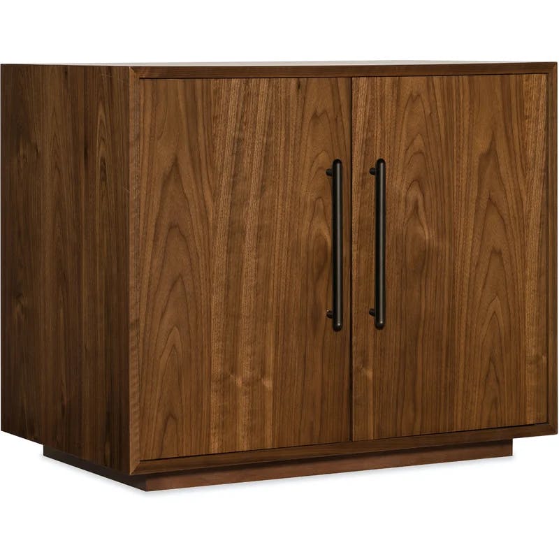 Elon Adjustable 2-Shelf Medium Wood Office Storage Cabinet