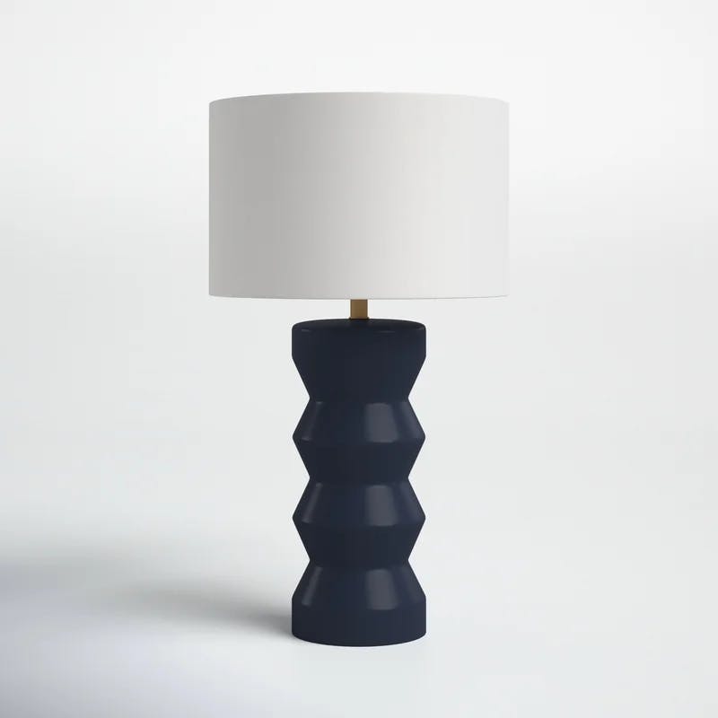 Carlin 26.5'' Matte Navy Blue Smart Ceramic Table Lamp