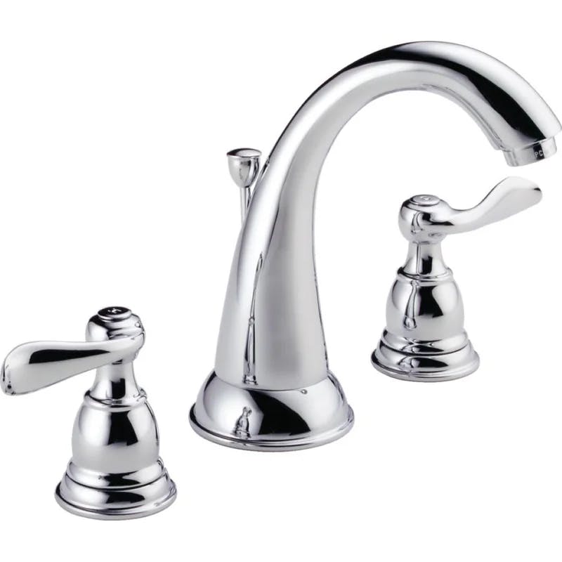 Windemere Polished Chrome 2-Handle Widespread Bathroom Faucet