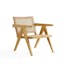 Hamlet Nature Cane and American Ash Wood Accent Chair
