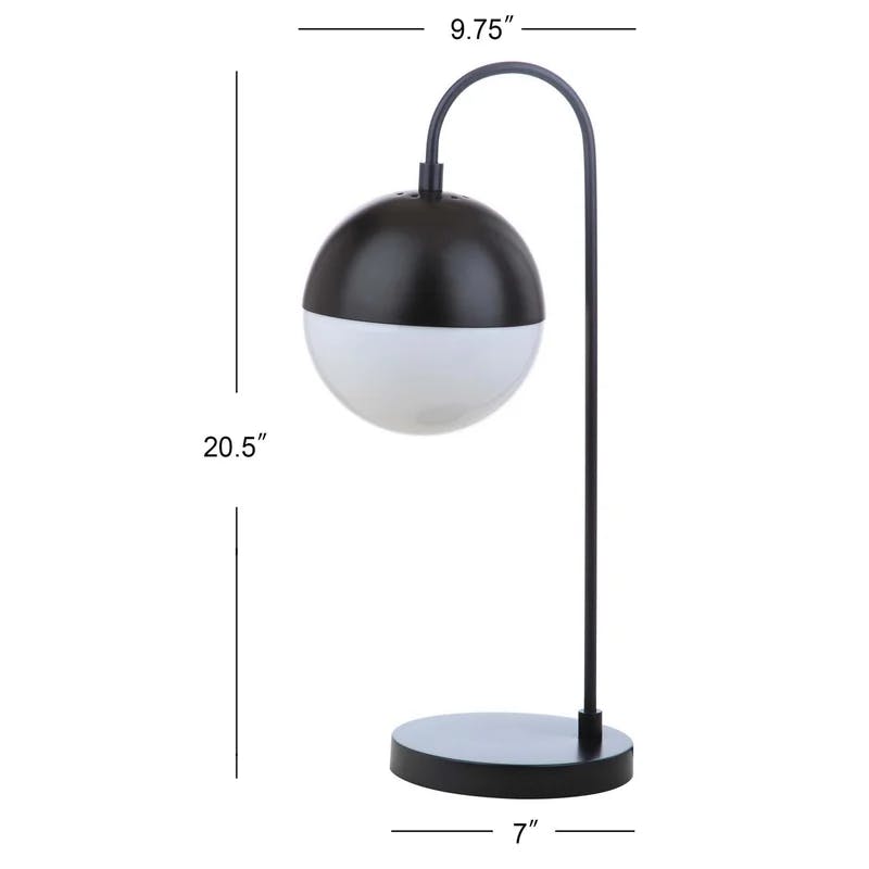 Cappi 20.5" Black Contemporary Globe Table Lamp