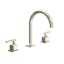Transitional Chamfered 16" Polished Nickel Widespread Faucet