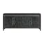 Modern Gray 68'' Media Console with Acrylic Hardware