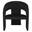Nuevo Anise Activated Charcoal Upholstered Armchair with Plastic Glides