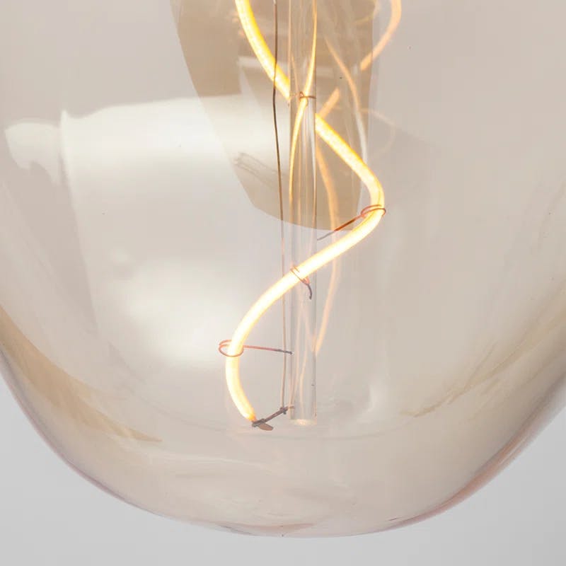 Tala Walnut Accent Triple Pendant with Soft Glow LED Bulbs