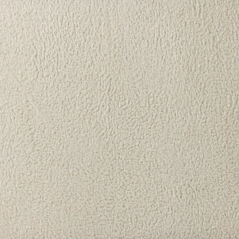 Curved Sheepskin Natural 84" White Contemporary Sofa
