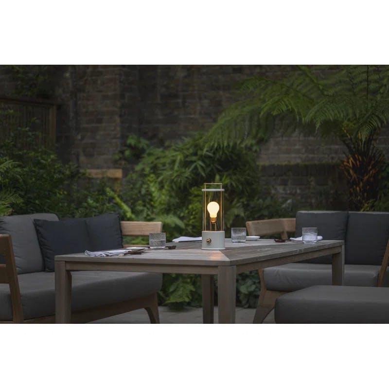 Candlenut White Cordless Outdoor Portable Lamp
