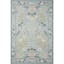 Sky Floral Essence Machine-Woven Wool Blend 5' x 7'6" Area Rug