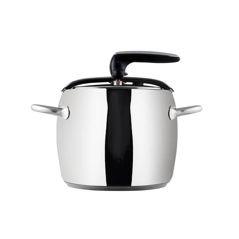 Mepra 1950 Silver 7-Liter Induction-Ready Stainless Steel Pressure Cooker