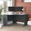 Slate & White Spectrum 48" Corner Office Desk with Drawer