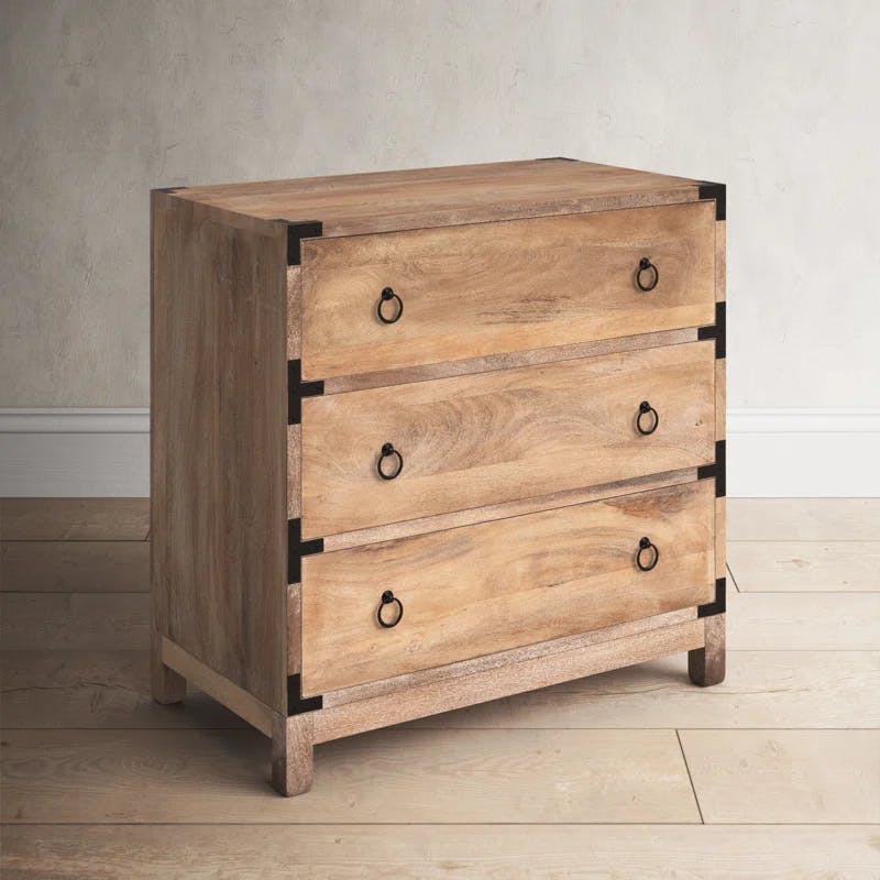 Forster 144'' Extra Deep Brown Campaign Chest with Ball Bearings