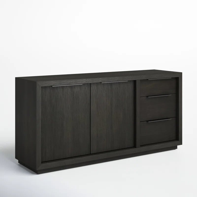 Modus Oxford 66'' Distressed Basalt Gray Contemporary Sideboard