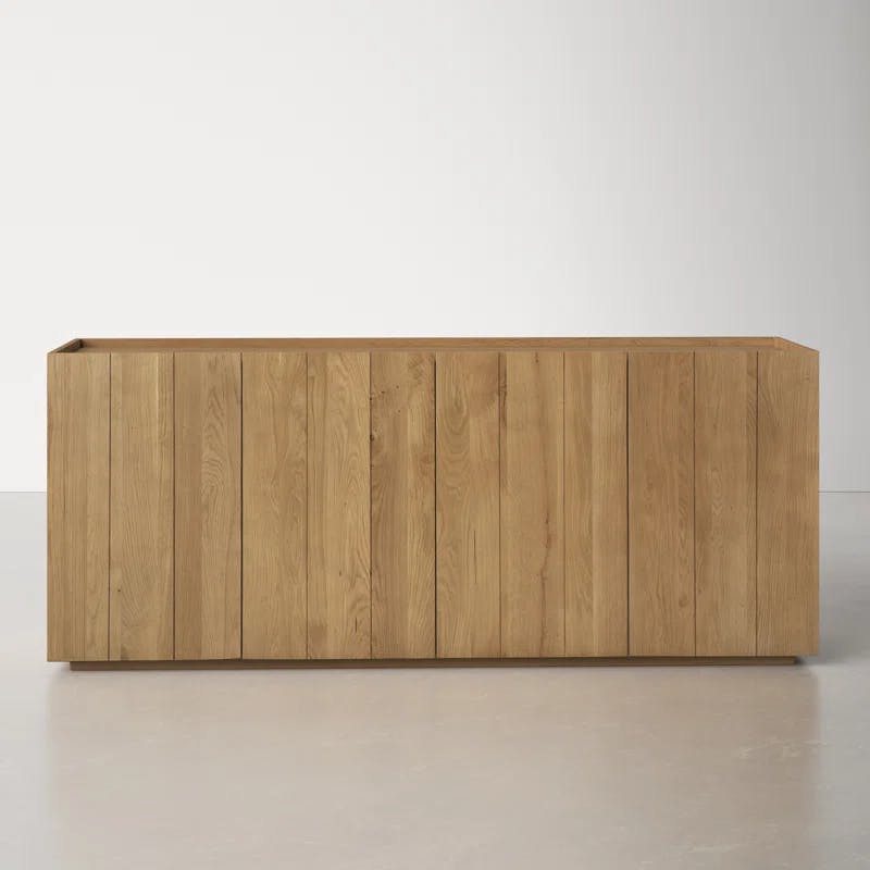 Plank 72'' Natural Oak Sideboard with Generous Storage