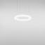 Alphabet Geoemtic LED Pendant Light in Grey and White Aluminum