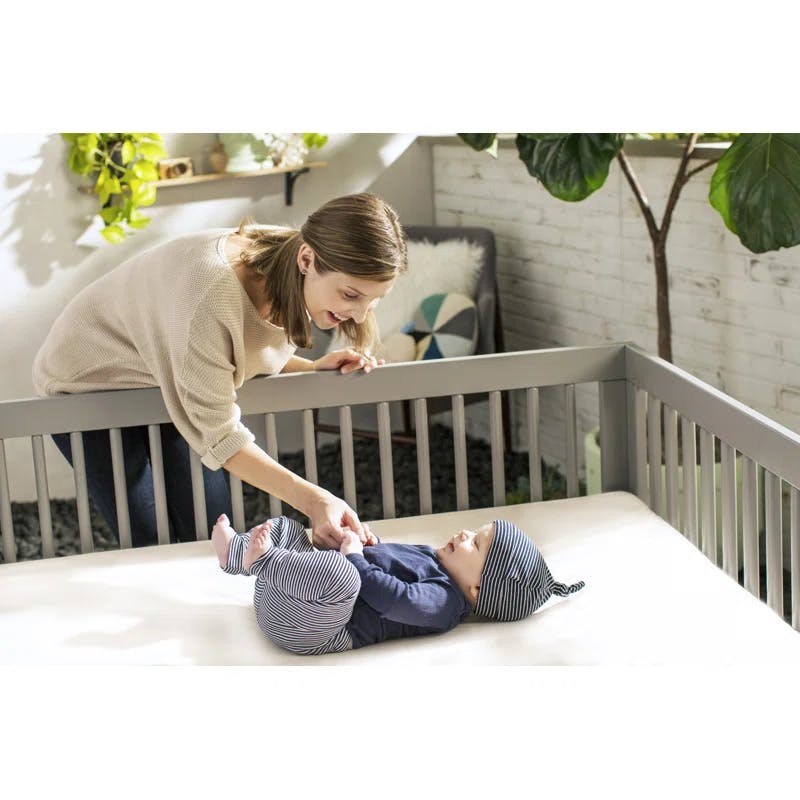 EcoLuxe Organic Cotton 54" Waterproof Crib & Toddler Mattress