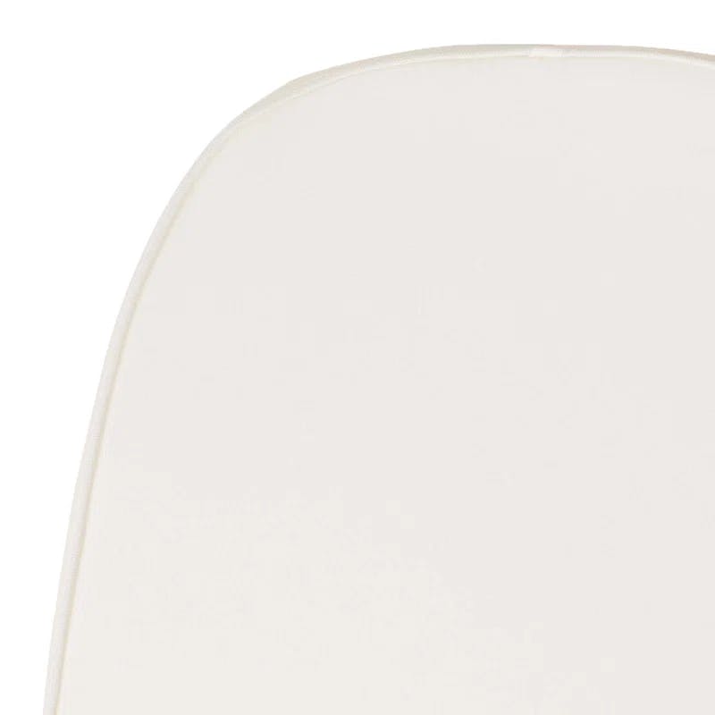 Elegant Ivory Fabric Chiavari Chair Cushion for Indoor Comfort
