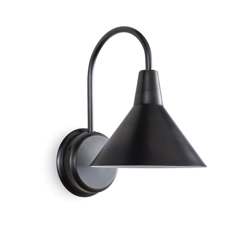 Oil Rubbed Bronze Industrial Direct Wired 1-Light Sconce