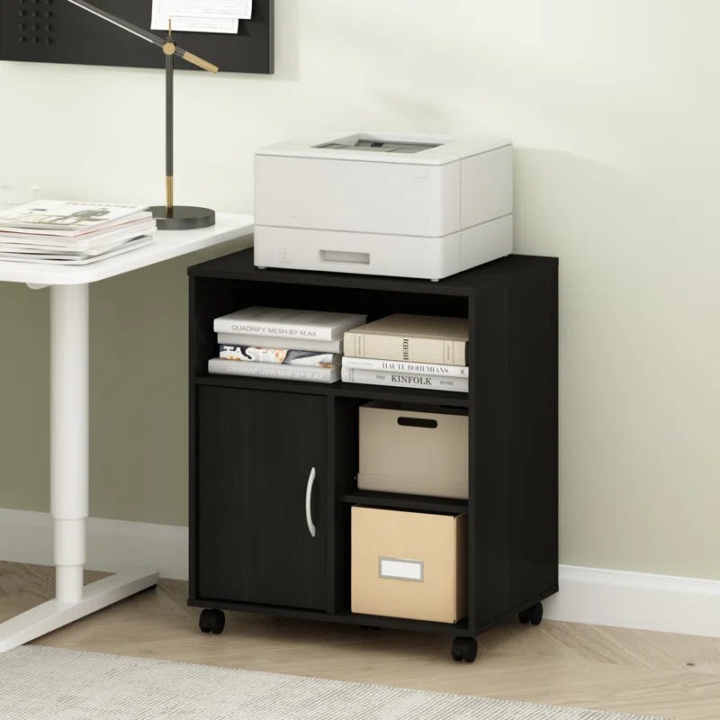 Econ Espresso Mobile Printer Stand with Adjustable Shelves
