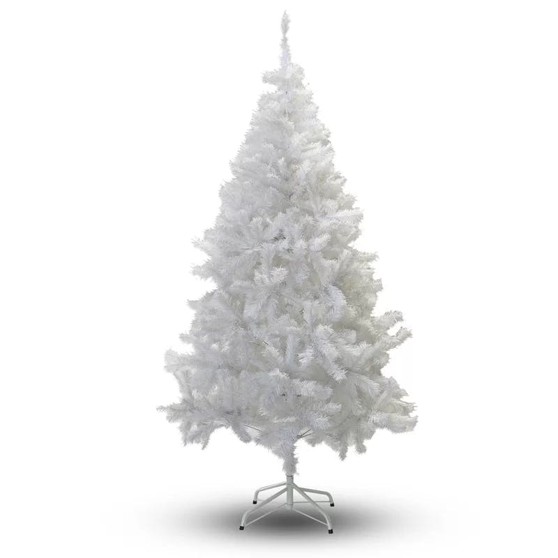 Lush 8' Spruce Artificial Christmas Tree with Metal Stand