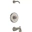 Classic Stainless Steel Wall-Mounted Tub and Shower Trim Kit
