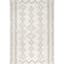Aperto Ivory 6' Square Synthetic Easy Care Area Rug