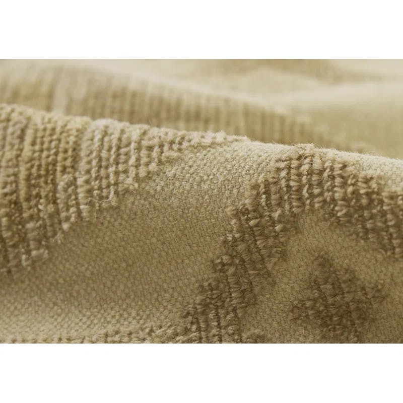 Bristol Artisanal Beige Wool 8' x 10' Area Rug