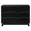 Hudson Mid-Century Modern Black 6-Drawer Double Dresser