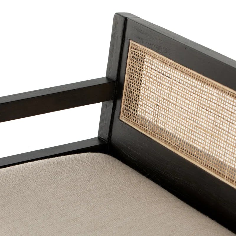 Clarita Cream 54'' Modern Upholstered Bedroom Bench