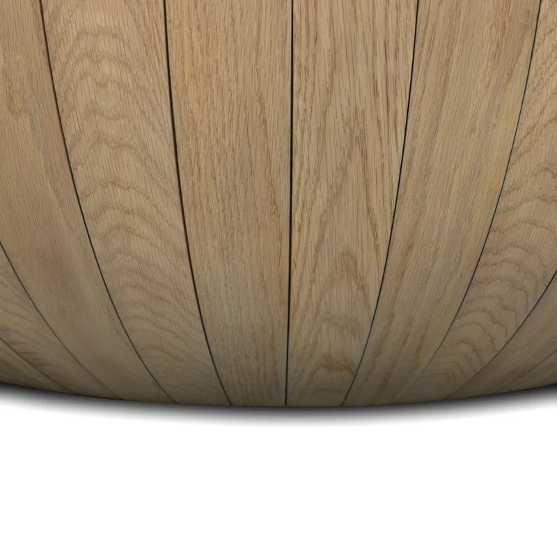Orseline Round Half-Circle Wood Coffee Table