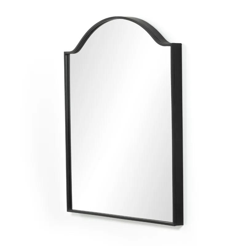 Asher Collection Square Gunmetal Vanity Mirror