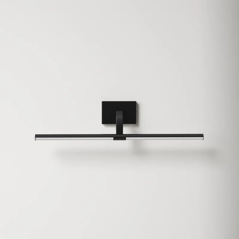 Mona 18" Black Dimmable LED Wall Sconce with Sleek Design