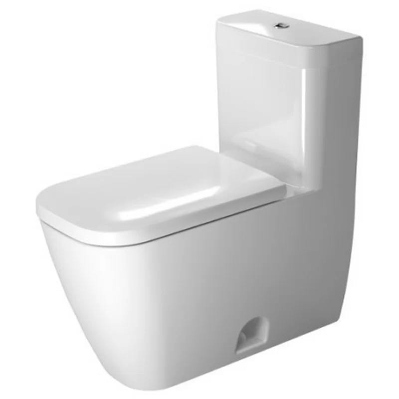 Happy D.2 Elongated One-Piece Dual Flush Toilet in White
