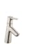 EcoLux Brushed Nickel Single Hole Bathroom Faucet with Drain