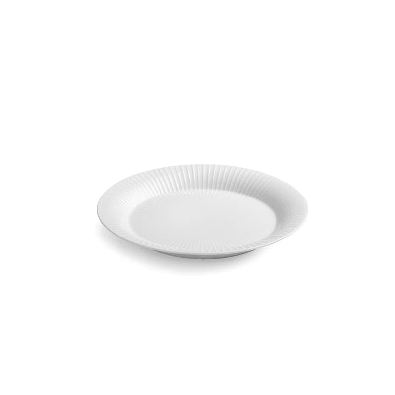 Hammershøi Contemporary White Porcelain 7.5" Dessert Plate