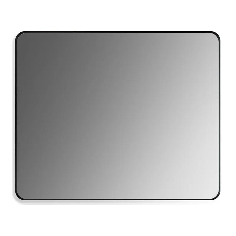 Elegante 36" Rectangular Silver Bathroom Vanity Mirror