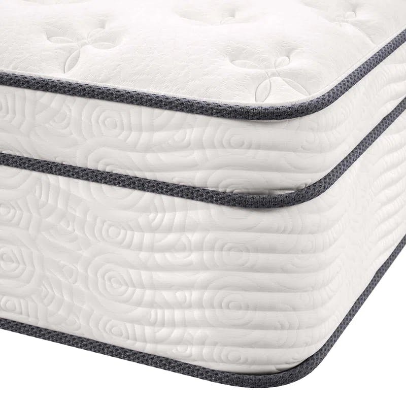 King-Size Jenna Pillowtop Innerspring Mattress with Quilted Cover