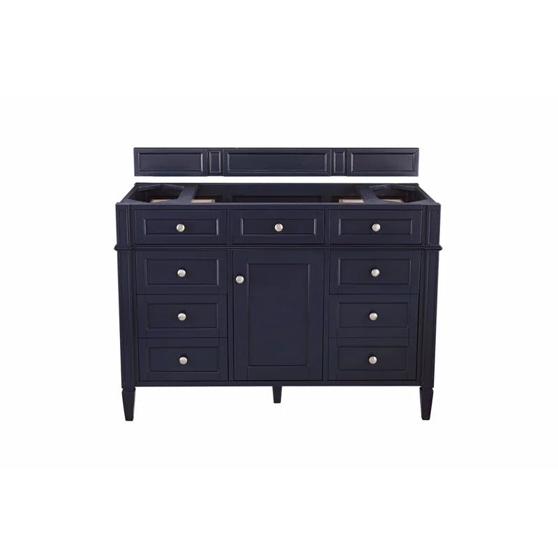 Victory Blue 48'' Transitional Solid Wood Single Vanity