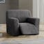 Modern Dark Grey Stretch Recliner Chair Slipcover